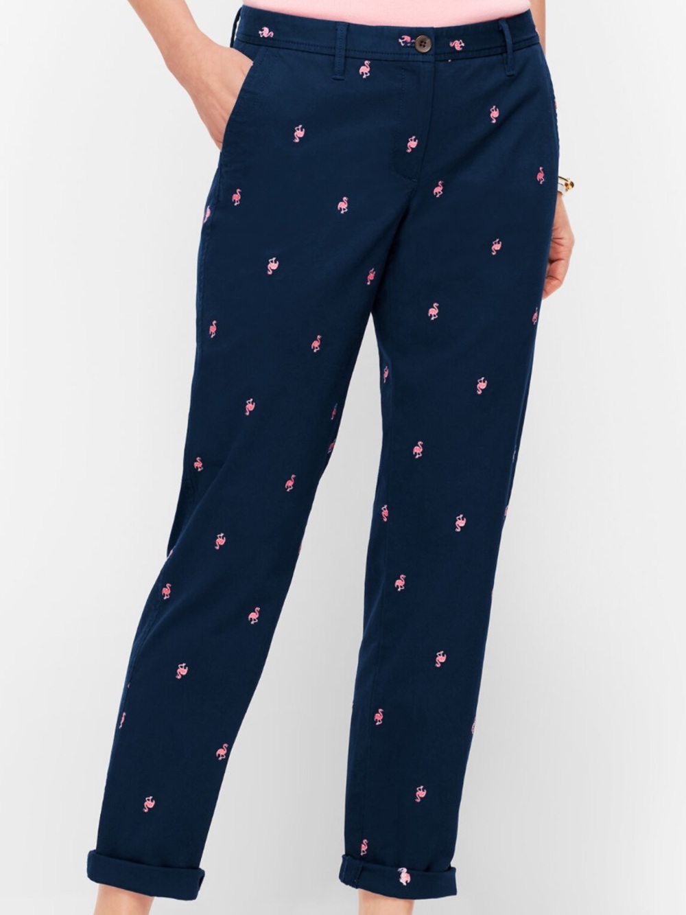 Talbots Flamingo Pants